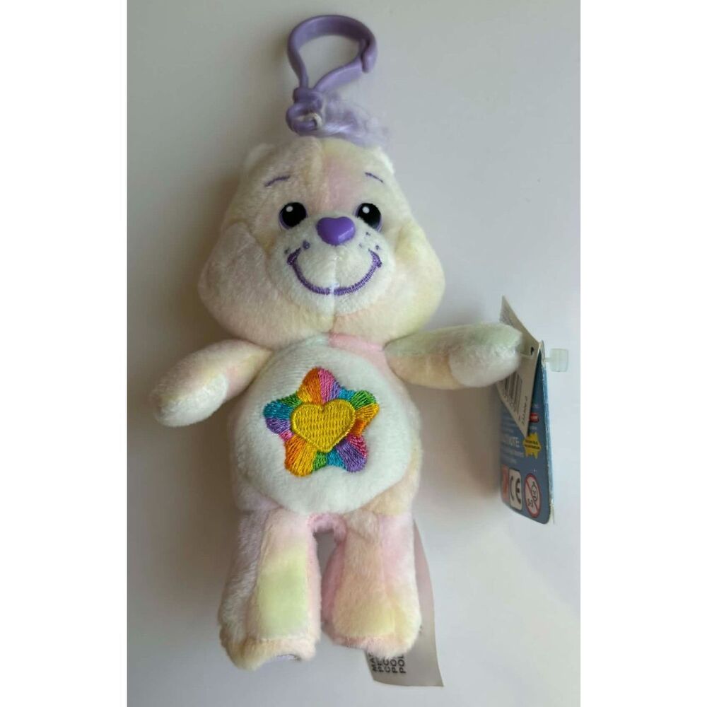 Care Bear True Heart Bear Bag Clip Plush 4 Inch 2003